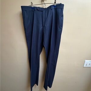 Tommy Hilfiger Navy Wool-Blend Pants - 34x32